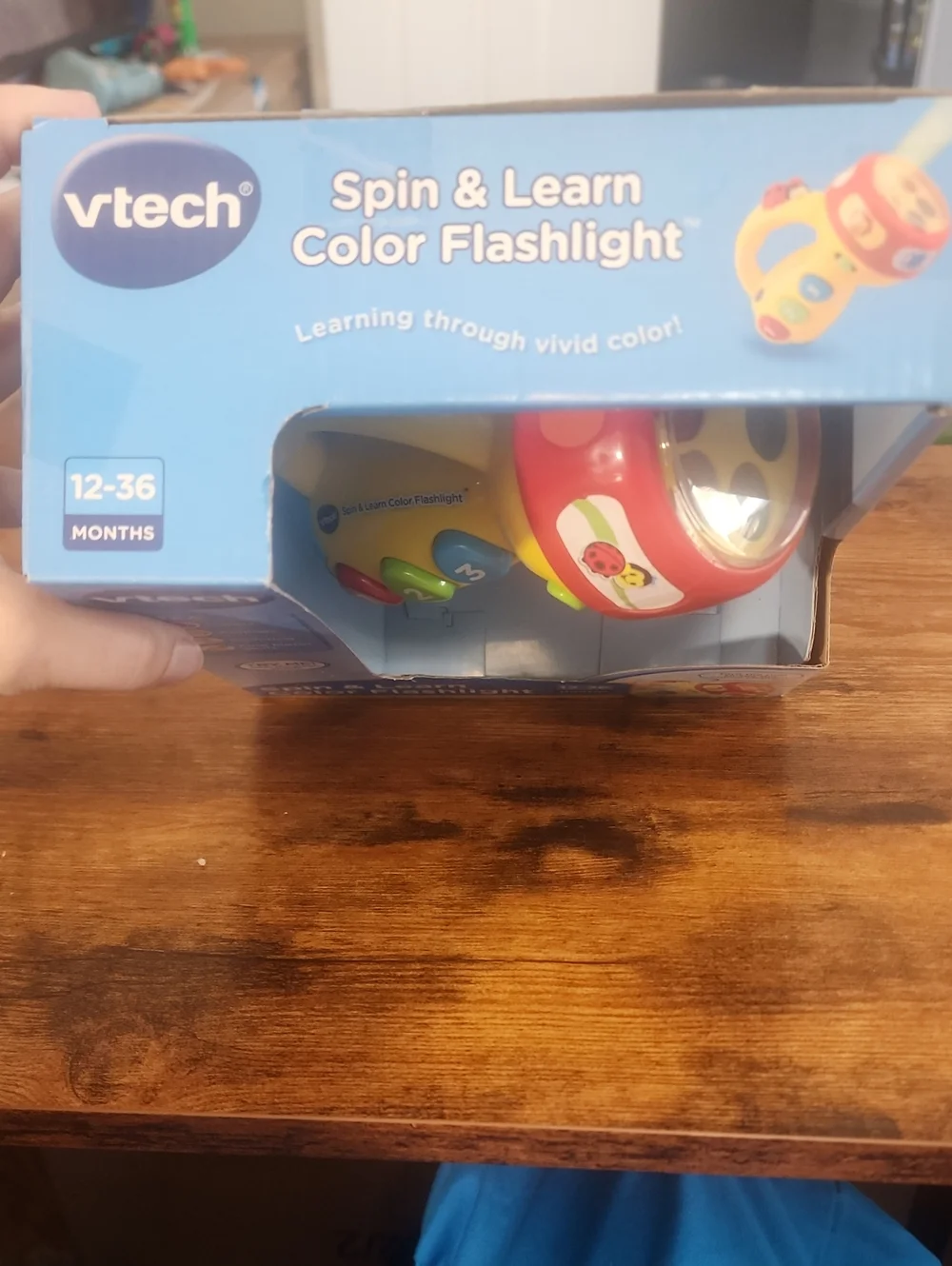 Vtech Spin & Learn Color Flashlight - Yellow/Red 20$ Firm Brand New No Tags